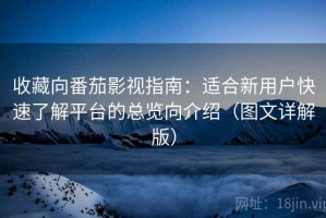 收藏向番茄影视指南：适合新用户快速了解平台的总览向介绍（图文详解版）