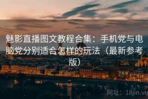魅影直播图文教程合集：手机党与电脑党分别适合怎样的玩法（最新参考版）