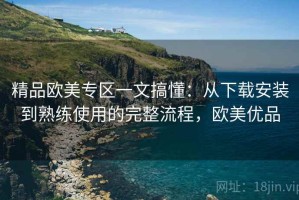 精品欧美专区一文搞懂：从下载安装到熟练使用的完整流程，欧美优品