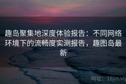 趣岛聚集地深度体验报告：不同网络环境下的流畅度实测报告，趣图岛最新
