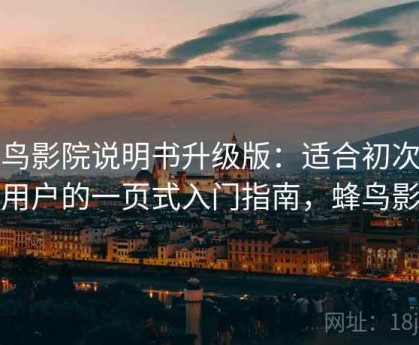 蜂鸟影院说明书升级版：适合初次接触用户的一页式入门指南，蜂鸟影站