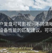 老用户复盘可可影视：不同清晰度档位与设备性能的匹配建议，可可电视