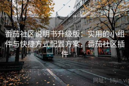 番茄社区说明书升级版：实用的小组件与快捷方式配置方案，番茄社区插件