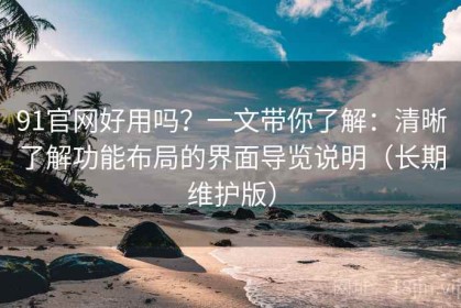 91官网好用吗？一文带你了解：清晰了解功能布局的界面导览说明（长期维护版）