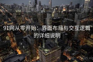 91网从零开始：界面布局与交互逻辑的详细说明