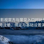 柚子影视官方与常见入口对比分析：账号注册、绑定与基础设置演示