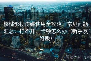 樱桃影视传媒使用全攻略：常见问题汇总：打不开、卡顿怎么办（新手友好版）