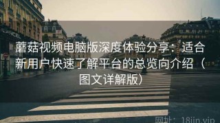 蘑菇视频电脑版深度体验分享：适合新用户快速了解平台的总览向介绍（图文详解版）