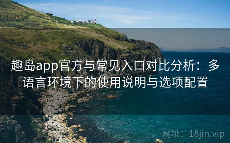趣岛app官方与常见入口对比分析：多语言环境下的使用说明与选项配置