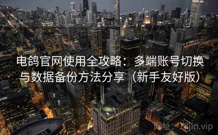 电鸽官网使用全攻略：多端账号切换与数据备份方法分享（新手友好版）
