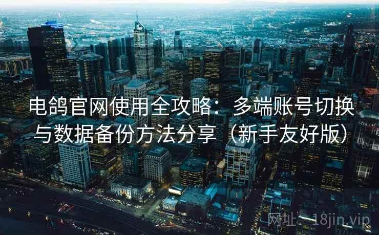 电鸽官网使用全攻略：多端账号切换与数据备份方法分享（新手友好版）