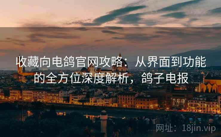 收藏向电鸽官网攻略:从界面到功能的全方位深度解析,鸽子电报 收藏向电鸽官网攻略:从界面到功能的全方位深度解析,鸽子电报